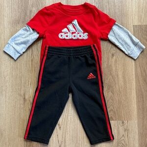 Adidas Kids Longsleeve and Joggers Matching Set 12 months